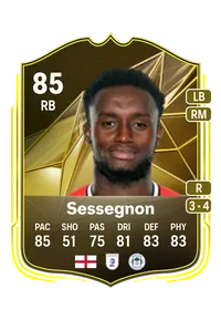 Steven Sessegnon Squad Battles Mastery 85 Overall Rating