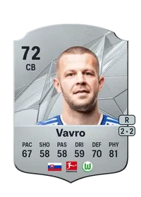 Denis Vavro Rare 72 Overall Rating