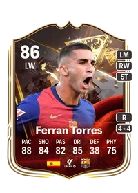 Ferran Torres Centurions 86 Overall Rating