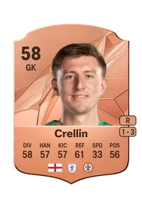 Billy Crellin Rare 58 Overall Rating