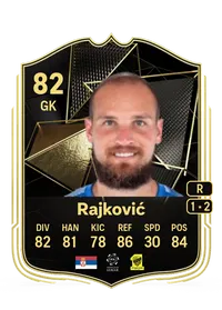 Predrag Rajković Team of the Week 82 Overall Rating