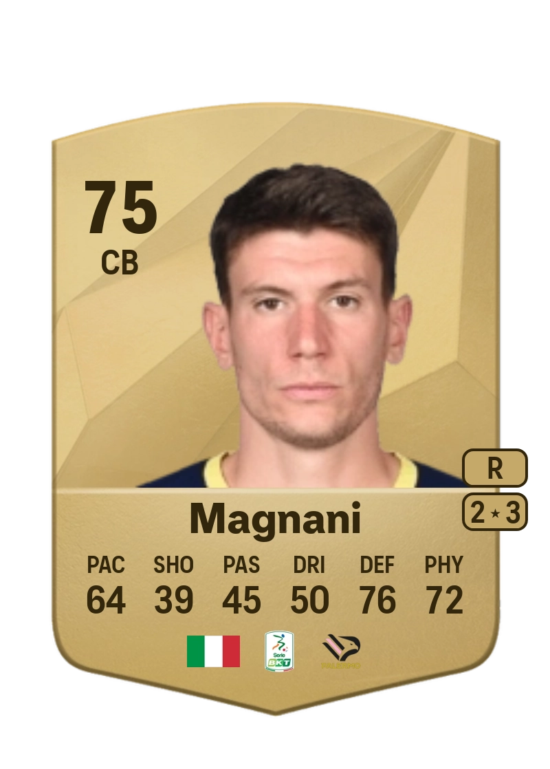 Giangiacomo Magnani Common 75 Overall Rating