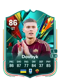 Artem Dovbyk Total Rush 86 Overall Rating