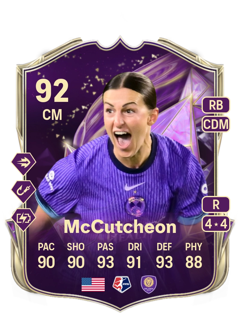 Haley McCutcheon TOTS Highlights 92 Overall Rating