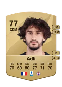 Yacine Adli Common 77 Overall Rating