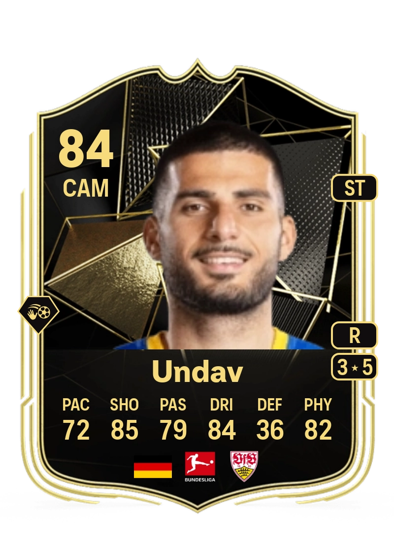 Deniz Undav Team of the Week 84 Overall Rating