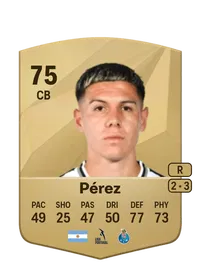 Nehuén Pérez Common 75 Overall Rating