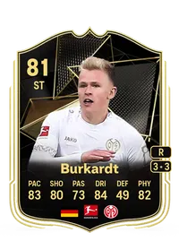 Jonathan Burkardt Team of the Week 81 Overall Rating