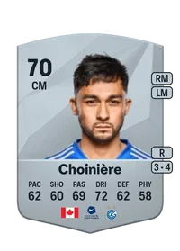 Mathieu Choinière Common 70 Overall Rating