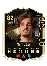 Trincão Team of the Week 82 Overall Rating