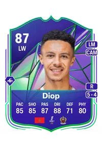 Sofiane Diop Rivals Mastery 87 Overall Rating