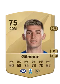 Billy Gilmour Common 75 Overall Rating