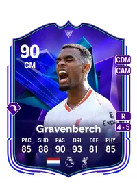 Ryan Gravenberch FC Pro Live 90 Overall Rating