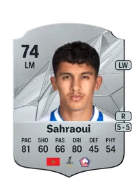 Osame Sahraoui Rare 74 Overall Rating