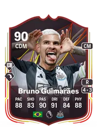 Bruno Guimarães World Tour 90 Overall Rating