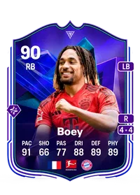 Sacha Boey FC Pro Live 90 Overall Rating