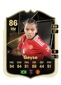 Geyse Team of the Week 86 Overall Rating