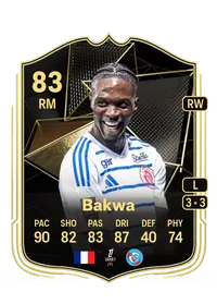 Dilane Bakwa Team of the Week 83 Overall Rating