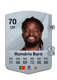 Romário Baró Common 70 Overall Rating