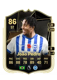 João Pedro Team of the Week 86 Overall Rating