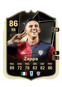 Gabriele Zappa Team of the Week 86 Overall Rating