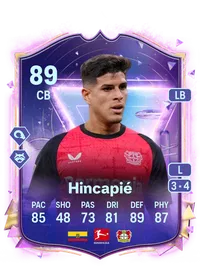 Piero Hincapié Future Stars 89 Overall Rating