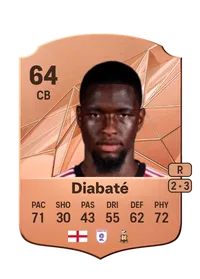 Cheick Diabaté Rare 64 Overall Rating