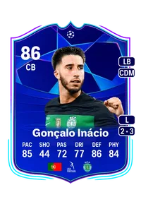 Gonçalo Inácio UCL Road to the Knockouts 86 Overall Rating