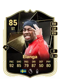 Anthony Elanga Team of the Week 85 Overall Rating