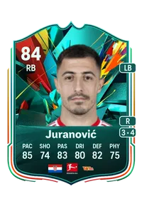 Josip Juranović Total Rush 84 Overall Rating