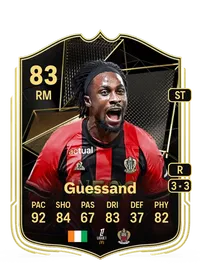 Evann Guessand Team of the Week 83 Overall Rating