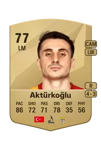 Kerem Aktürkoğlu Common 77 Overall Rating