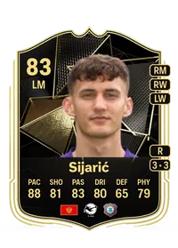 Omar Sijarić Team of the Week 83 Overall Rating