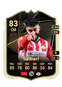 Ismael Saibari Team of the Week 83 Overall Rating