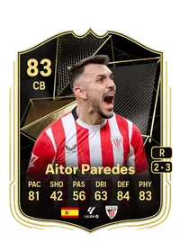 Aitor Paredes Team of the Week 83 Overall Rating