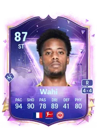 Elye Wahi Future Stars 87 Overall Rating