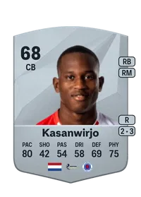 Neraysho Kasanwirjo Common 68 Overall Rating