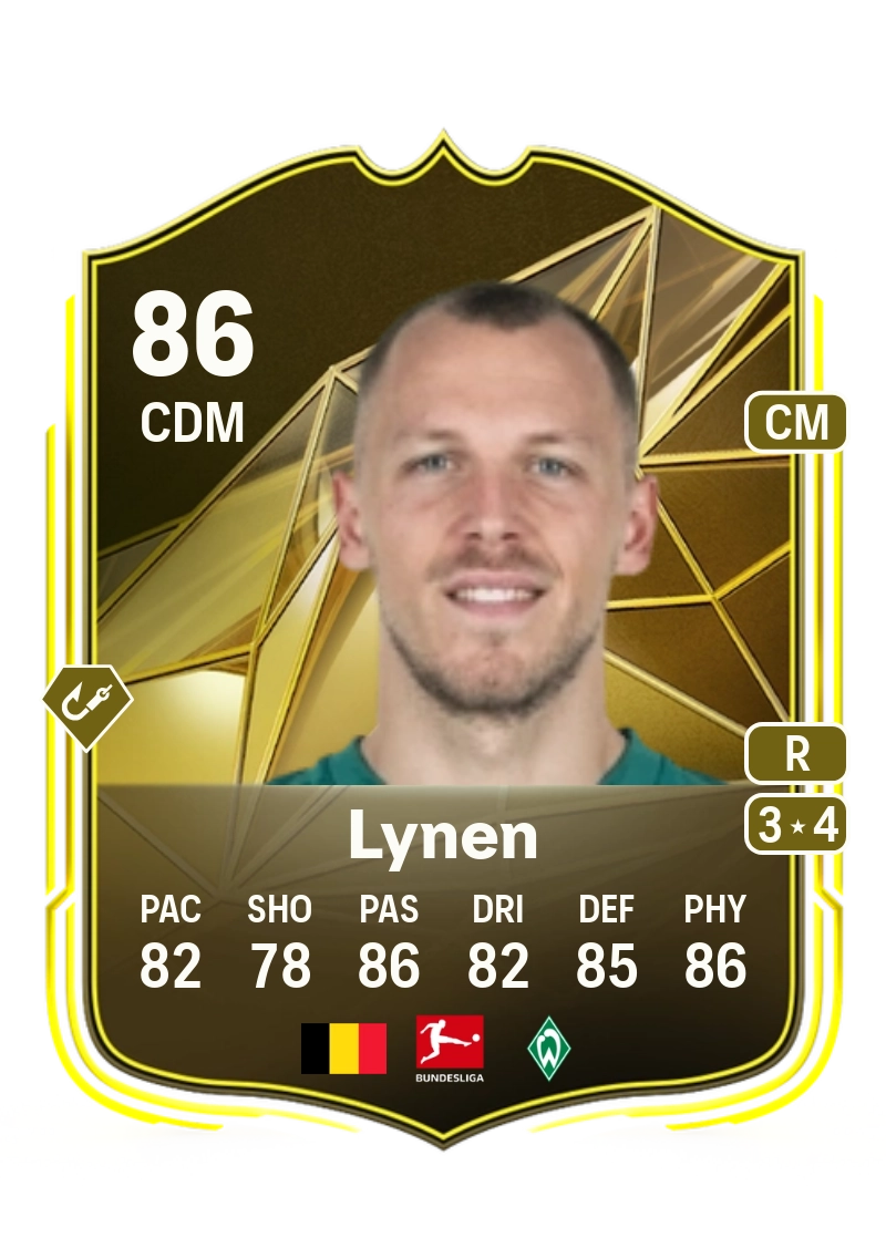 Senne Lynen Squad Battles Mastery 86 Overall Rating