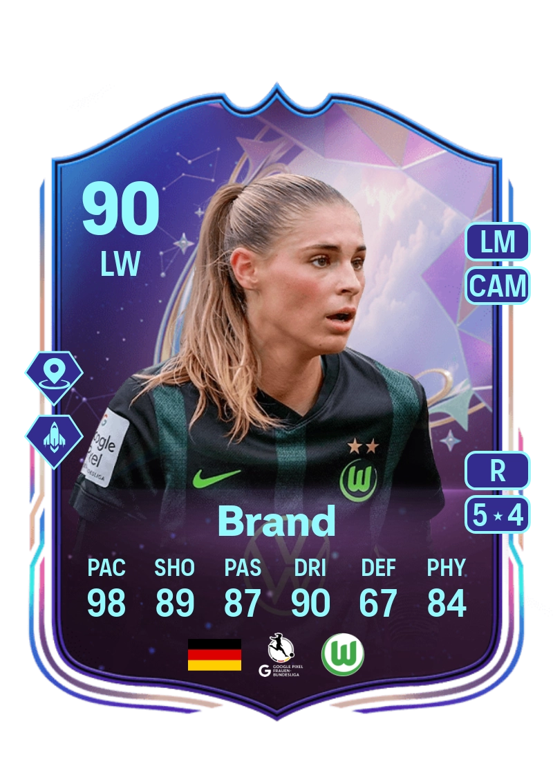 Jule Brand Fantasy FC 90 Overall Rating