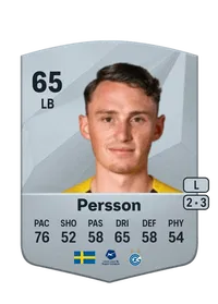 Noah Persson Common 65 Overall Rating