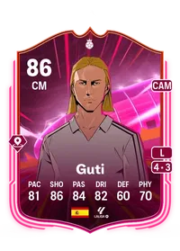 Guti GOLAZO Hero 86 Overall Rating