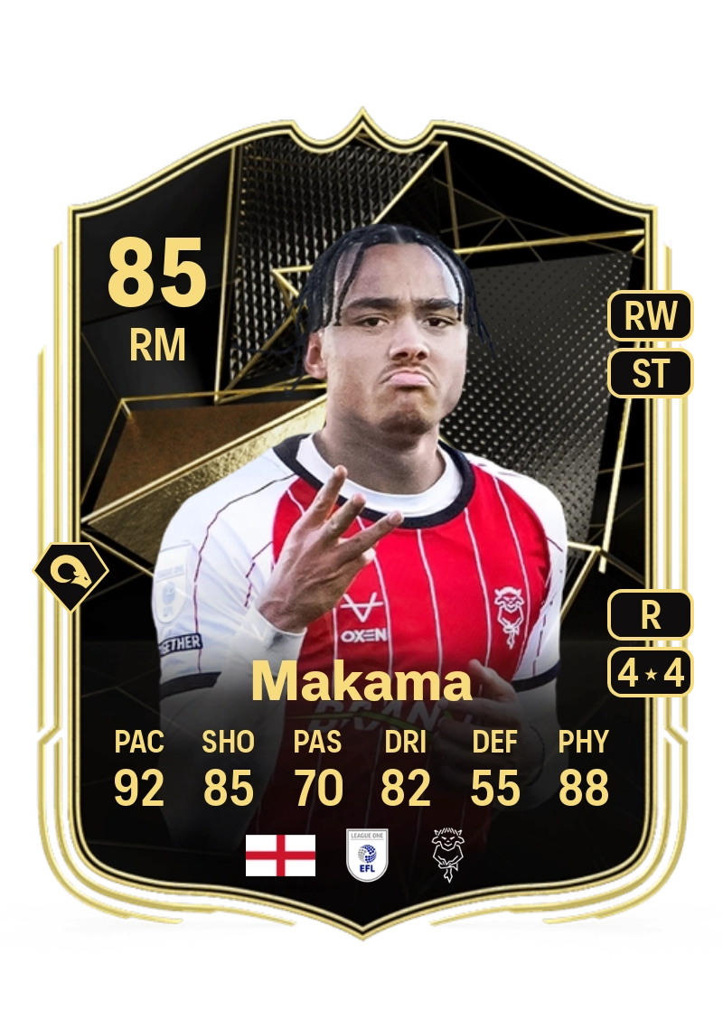Jovon Makama Team of the Week 85 Overall Rating