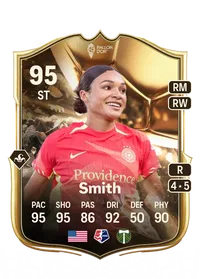 Sophia Smith Ballon d'Or 95 Overall Rating