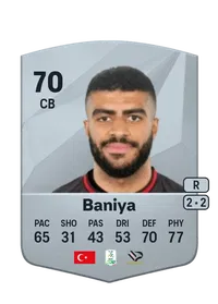 Rayyan Baniya Common 70 Overall Rating