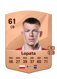 Kacper Lopata Common 61 Overall Rating