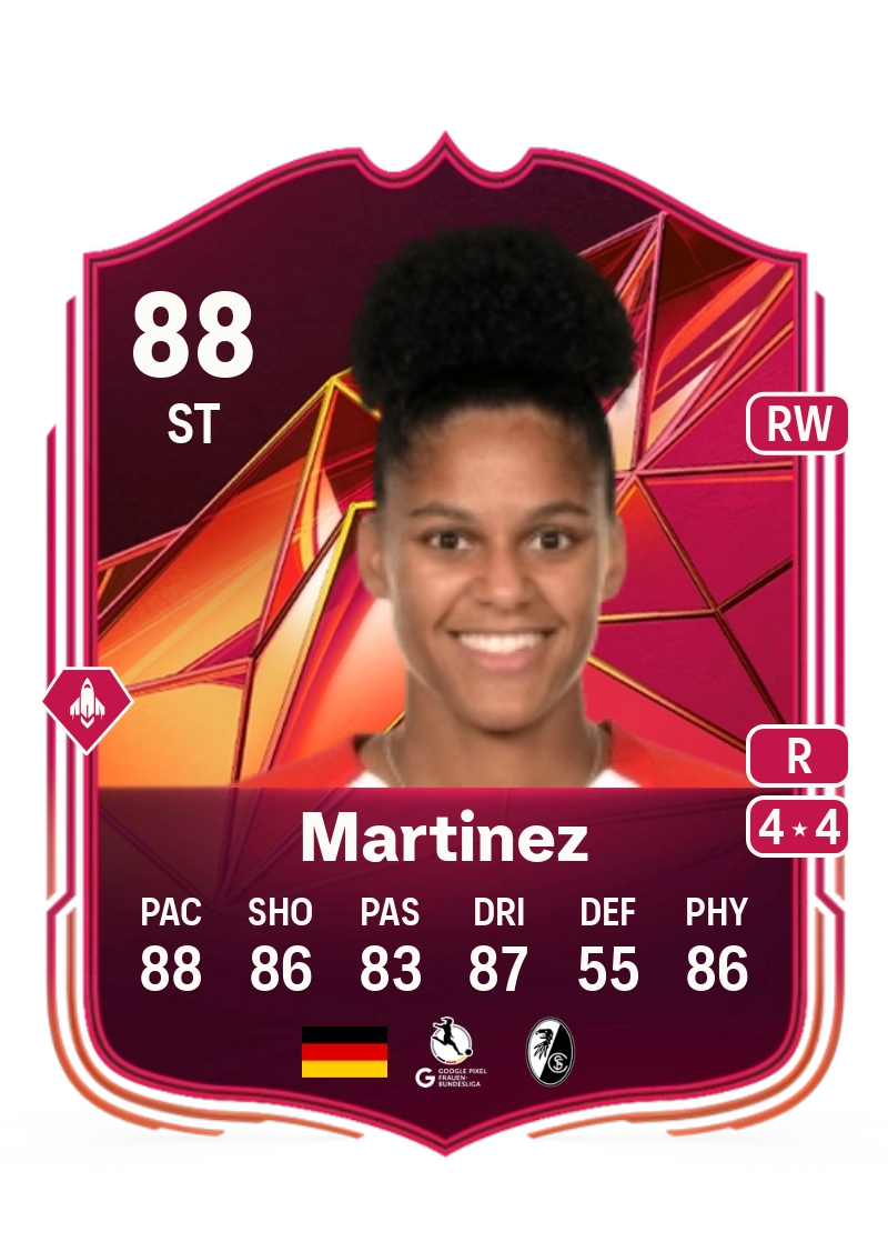 Shekiera Martinez Champions Mastery 88 Overall Rating