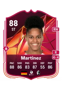 Shekiera Martinez Champions Mastery 88 Overall Rating