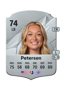 Courtney Petersen Rare 74 Overall Rating