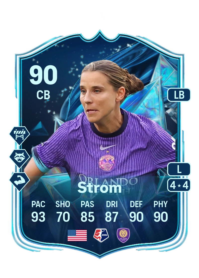 Kylie Strom TOTS Honourable Mentions 90 Overall Rating