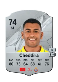 Walid Cheddira Rare 74 Overall Rating